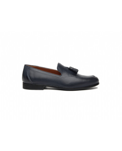 MOCASSINI NEROGIARDINI UOMO NEOPOLIS BLU E400161U/200