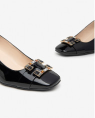 DECOLLETE' NEROGIARDINI VERNICE NERO TACCO 5,5CM E409481D/100