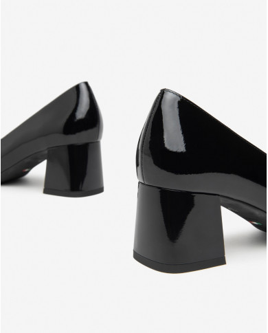 DECOLLETE' NEROGIARDINI VERNICE NERO TACCO 5,5CM E409481D/100