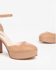 DECOLLETE' NEROGIARDINI DONNA VERNICE NUDO TPU E409450D/626