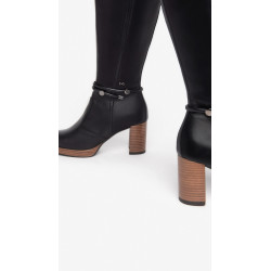 STIVALI CON TACCO NEROGIARDINI DONNA IN PELLE NERO TACCO 7,5CM I308880D/100