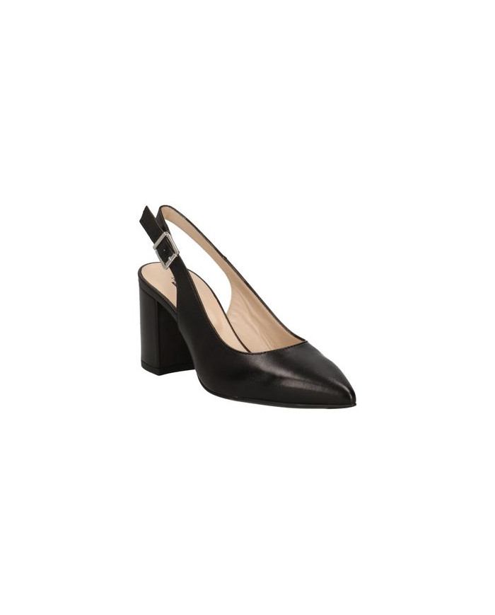 DECOLLETE' NEROGIARDINI DONNA PELLE NERO TACCO 7,5CM E409431D/100