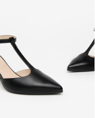 DECOLLETE' NEROGIARDINI DONNA PELLE NERO TACCO 7,5CM E409310DE/100