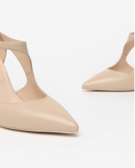 DECOLLETE' NEROGIARDINI DONNA PELLE LINO TACCO A SPILLO  9,5CM E409340DE/453