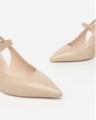 DECOLLETE' NEROGIARDINI DONNA PELLE LINO TACCO 9,5CM E409341DE/453