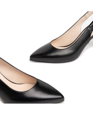 DECOLLETE' NEROGIARDINI DONNA NAPPA PANDORA NERO NILO NERO TPU FONTE NERO E218341DE/100