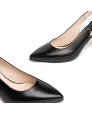 DECOLLETE' NEROGIARDINI DONNA NAPPA PANDORA NERO NILO NERO TPU FONTE NERO E218341DE/100