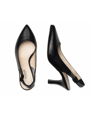 DECOLLETE' NEROGIARDINI DONNA NAPPA PANDORA NERO NILO NERO TPU FONTE NERO E218341DE/100