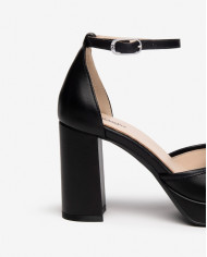 DECOLLETE' NEROGIARDINI DONNA NAPPA PANDORA NERO E409460D/100