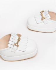 DECOLLETE' NEROGIARDINI DONNA NAPPA PANDORA BIANCO TPU CATTOLICA E409460D/707