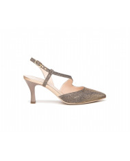 DECOLLETE' NEROGIARDINI DONNA IN PELLE RAME TACCO 7,5CM E307010DE/327