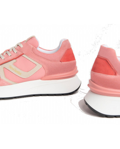 SNEAKERS NEROGIARDINI DONNA VELOUR ARAGOSTA 6969 T.PERLA SOFT SNEAKER SIERRA ROSSO SAUVA E306442D/642