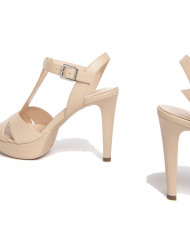 SANDALI CON TACCO NEROGIARDINI DONNA NAPPA PANDORA LINO TPU CASERTA DAMA TACCO 10CM E307230DE/453