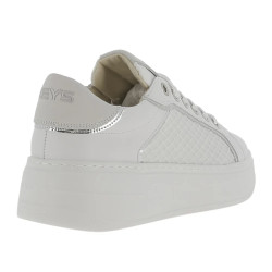 SNEAKERS KEYS DONNA WHITE/SILVER K-11853  K10546