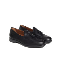 MOCASSINO  UOMO NEROGIARDINI LEVANTO NERO GOMMA PINETO 7519 NE E302780UE/100