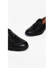 MOCASSINO  UOMO NEROGIARDINI LEVANTO NERO GOMMA PINETO 7519 NE E302780UE/100