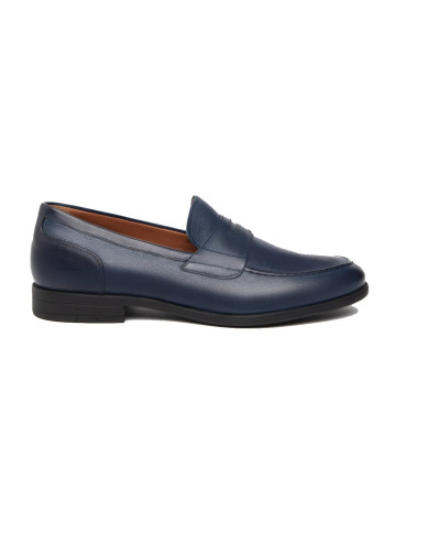 MOCASSINI NEROGIARDINI UOMO LEVANTO NAVY GOMMA PINETO E302781UE/205