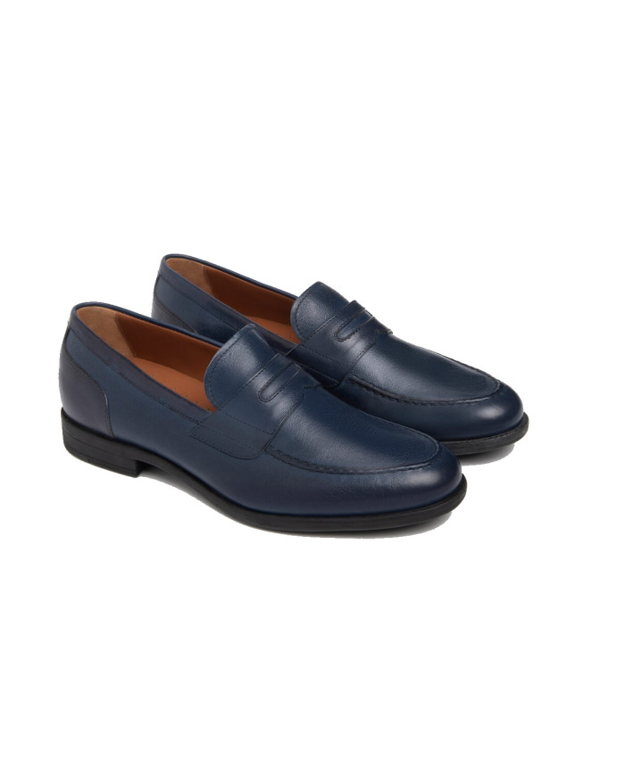 MOCASSINI NEROGIARDINI UOMO LEVANTO NAVY GOMMA PINETO E302781UE/205
