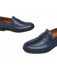 MOCASSINI NEROGIARDINI UOMO LEVANTO NAVY GOMMA PINETO E302781UE/205