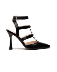 DECOLLETE' NEROGIARDINI DONNA NAPPA PANDORA NERO TPU METZ MISSI NERO E307070DE/100