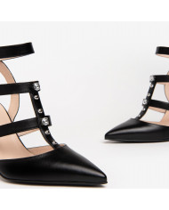 DECOLLETE' NEROGIARDINI DONNA NAPPA PANDORA NERO TPU METZ MISSI NERO E307070DE/100