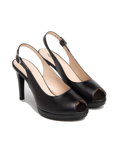 DECOLLETE' NEROGIARDINI DONNA NAPPA PANDORA NERO TPU FLORES AZZORRE N POLI.12438 PLATO' E307250DE/100