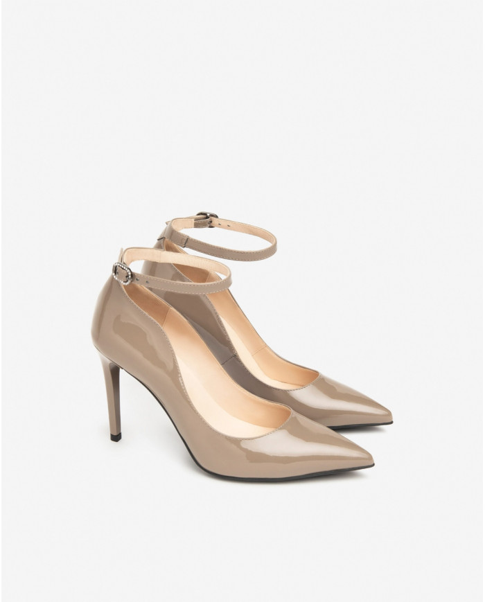 DECOLLETE NEROGIARDINI DONNA VERNICE SMOG TPU BREIA MISSI NERO TACCO 9,5CM I410820DE/107