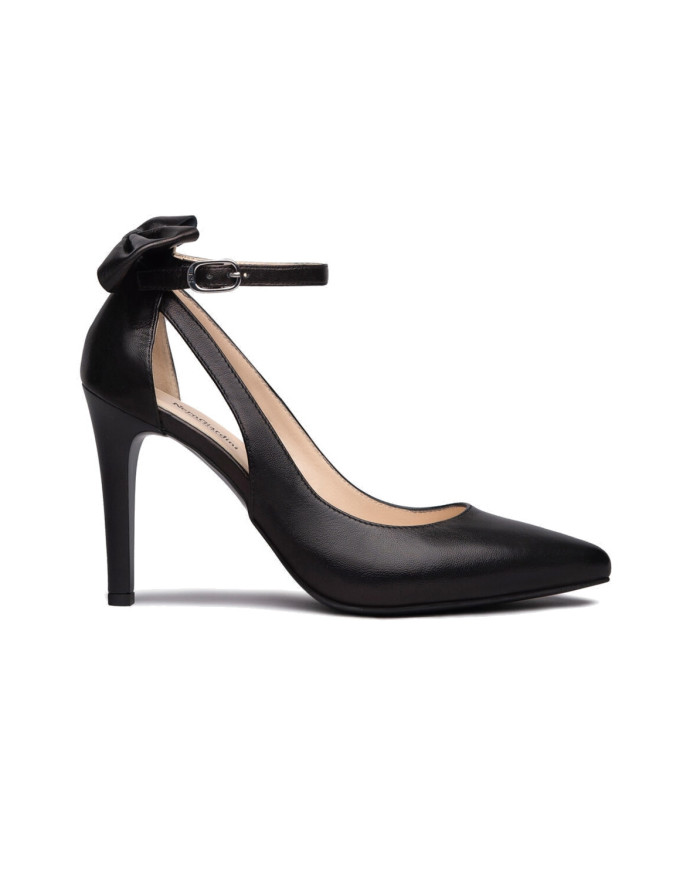 DECOLLETE' NEROGIARDINI DONNA NAPPA PANDORA NERO E211072DE/100