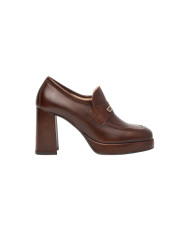 MOCASSINI NEROGIARDINI DONNA DELAVATO BEIGE TPU ORTONA FERRARA TACCO 9CM I410904D/412