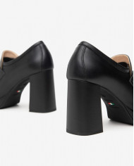 MOCASSINI NEROGIARDINI DONNA GUANTO NERO TPU PAVIA 8271 NERO TACCO 9CM  I410902D/100