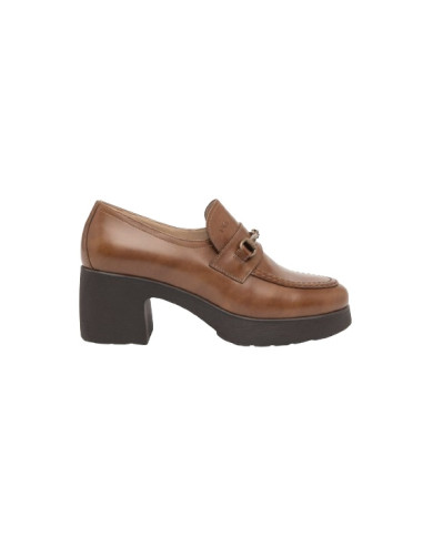 MOCASSINO NEROGIARDINI DONNA MANOLETE CUOIO TR MURA LIGHT TACCO 7CM I411290D/400