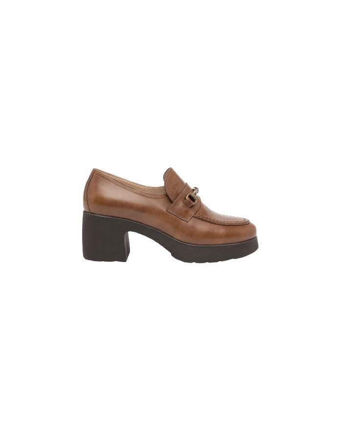 MOCASSINO NEROGIARDINI DONNA MANOLETE CUOIO TR MURA LIGHT TACCO 7CM I411290D/400