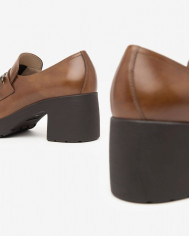 MOCASSINO NEROGIARDINI DONNA MANOLETE CUOIO TR MURA LIGHT TACCO 7CM I411290D/400