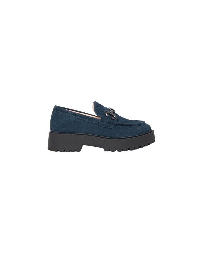 MOCASSINO NEROGIARDINI DONNA VELOUR INCANTO TR TAVERNA  LIGH TACCO 4CM I411390/207
