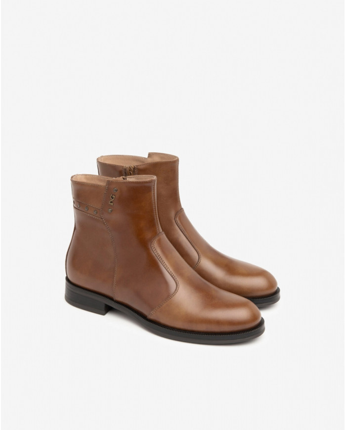 STIVALETTI NEROGIARDINI DONNAMANOLETE CUOIO TR BORMIDA I411262D/400