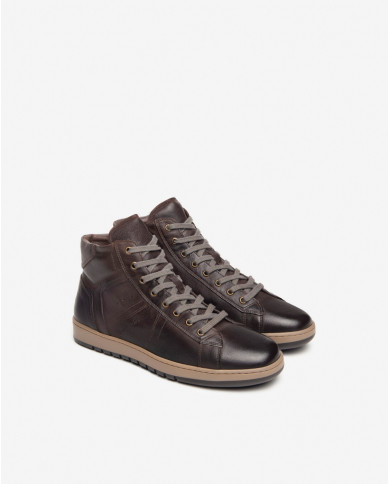 SNEAKERS NEROGIARDINI UOMO PELLE OSAKA T.MORO OSAKA TORBA TR LEGNANO COBE I400440U/300