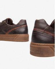 SNEAKERS NEROGIARDINI UOMO PELLE OSAKA T.MORO TRAPPER LEGNO TR I400430U/300