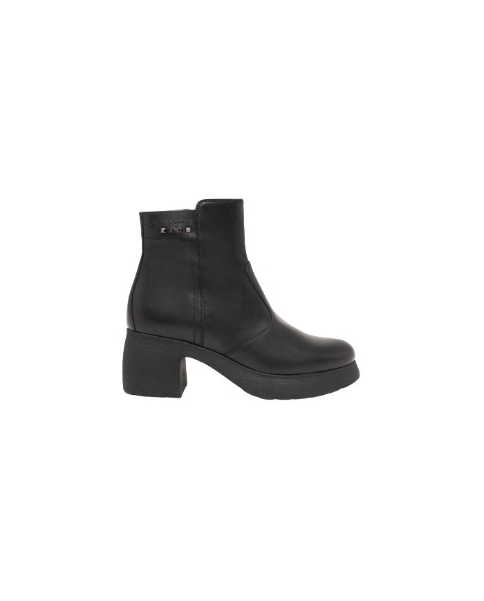 STIVALETTI NEROGIARDINI DONNA GUANTO NERO TR MURA LIGHT TACCO 7CM I411292D/100