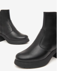 STIVALETTI NEROGIARDINI DONNA GUANTO NERO TR MURA LIGHT TACCO 7CM I411292D/100