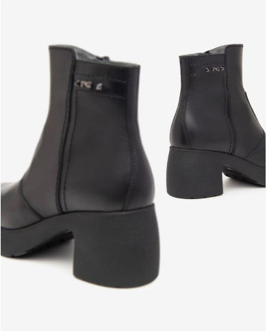 STIVALETTI NEROGIARDINI DONNA GUANTO NERO TR MURA LIGHT TACCO 7CM I411292D/100