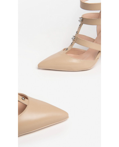 DECOLLETE' NEROGIARDINI DONNA NAPPA PANDORA LINO TPU METZ PELLE E307070DE/453