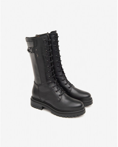STIVALETTI NEROGIARDINI DONNA IN PELLE GUANTO NERO T.WONDERFUL  NERO  TR FOLGARIA I411840D/100