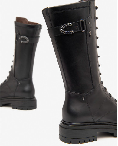 STIVALETTI NEROGIARDINI DONNA IN PELLE GUANTO NERO T.WONDERFUL  NERO  TR FOLGARIA I411840D/100