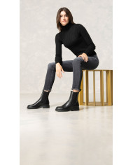 STIVALETTO CHELSEA NEROGIARDINI DONNA GUANTO NERO I205990D/100