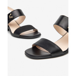 SANDALI CON TACCO NEROGIARDINI DONNA NAPPA PANDORA NERO TPU FEN NEROTACCO ,CM  E410241D/100