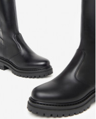 STIVALI NEROGIARDINI DONNA IN PELLE GUANTO NERO T.WONDERFUL TR FOLGARIA I411841D/100