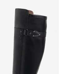 STIVALI NEROGIARDINI DONNA IN PELLE GUANTO NERO T.WONDERFUL TR FOLGARIA I411841D/100