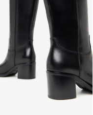 STIVALI NEROGIARDINI DONNA IN PELLE GUANTO NERO TR IMOLA TACCO 6,5CM I411790D/100