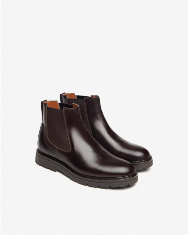 STIVALETTO NEROGIARDINI UOMO CHELSEA KENIA CAFFE' TR NOVI LIGHT I400361U/301