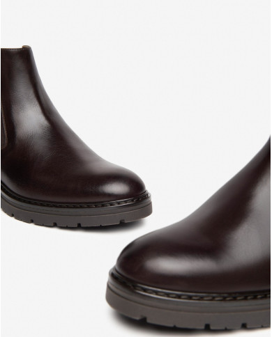 STIVALETTO NEROGIARDINI UOMO CHELSEA KENIA CAFFE' TR NOVI LIGHT I400361U/301